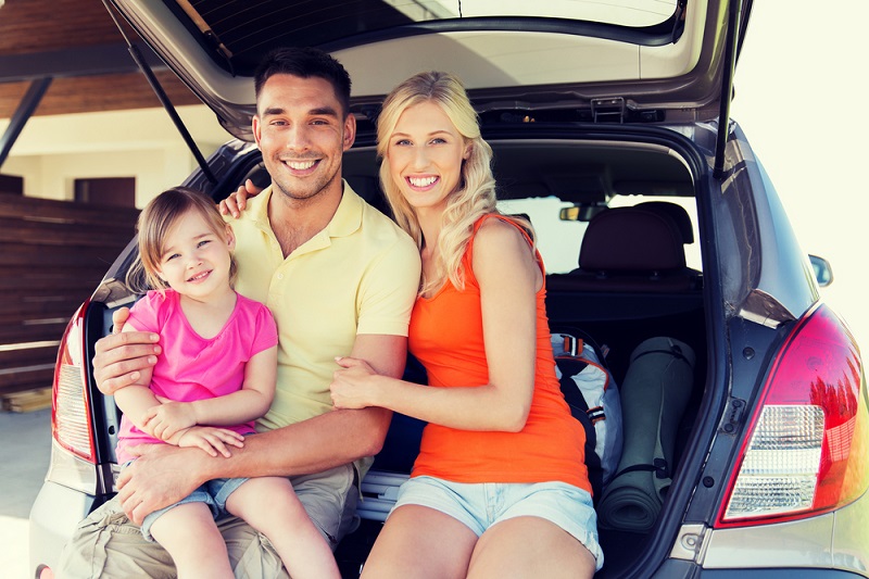 family and car